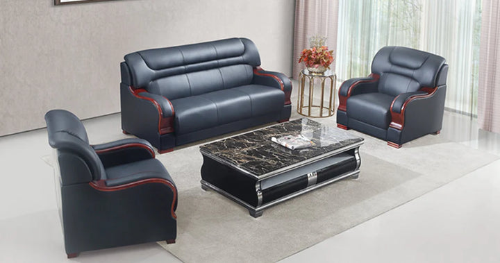 Nusa PU Leather Sofa Set (1S+1S+3S)