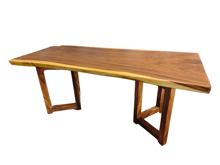 Natural Edge Solid Walnut Slab Dining Table