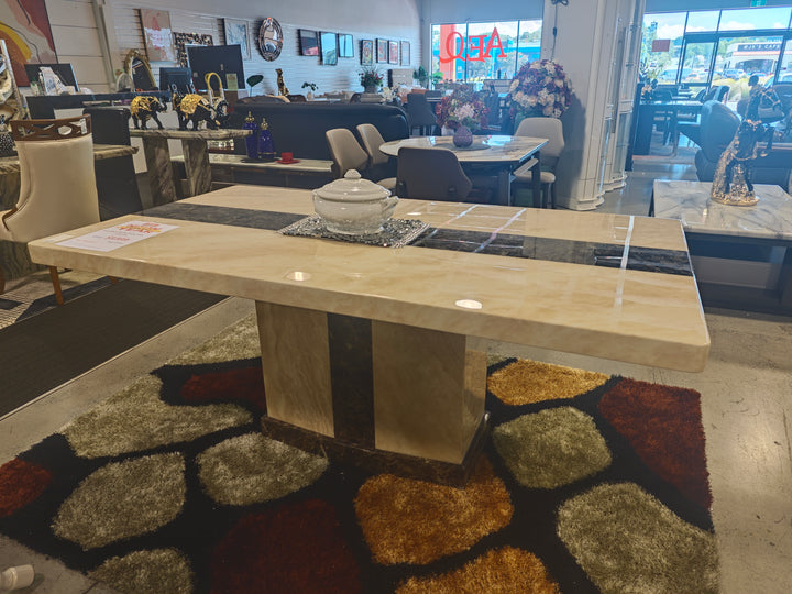 Floor Clearance! Marble 1800mm Dining Table