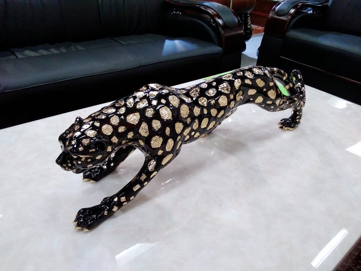 Panther Ornaments - Black & Golden / Medium Size
