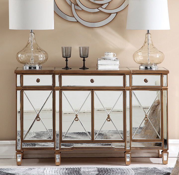 Mirror Surface Console Table Hallway Table (YJC11)