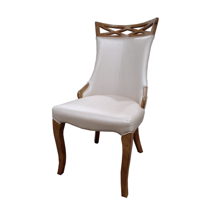 Dining Chair (Saber Legs) Cream - set of 2