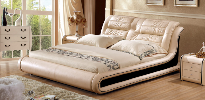 Lorraine Leather Super King Bed Frame